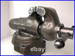 Vintage Wilton 3 Bullet Vise Swivel Base, Restored, Made In 1946, 77 Yrs. Old