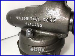 Vintage Wilton 3 Bullet Vise Swivel Base, Restored, Made In 1946, 77 Yrs. Old