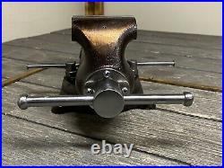 Vintage Wilton 3 Vise With Swivel Base Sept. 1950 Baked On Linseed Oil Finish