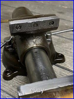 Vintage Wilton 3 Vise With Swivel Base Sept. 1950 Baked On Linseed Oil Finish
