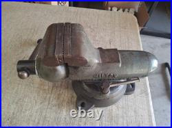 Vintage Wilton 400S Bullet Vise, 4 Jaws Code 171 Swivel Base Made in USA