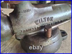 Vintage Wilton 400S Bullet Vise, 4 Jaws Code 171 Swivel Base Made in USA Vintage Wilton 400S Bullet Vise, 4 Jaws Code 171 Swivel Base Made in USA