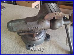 Vintage Wilton 400S Bullet Vise, 4 Jaws Code 171 Swivel Base Made in USA