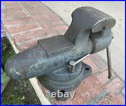 Vintage Wilton 450 Bullet Vise withSwivel Base 4-1/2 Jaws Year Of Sep 1987 USA