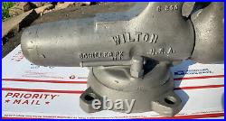 Vintage Wilton 500 5 Jaw Swivel Base Bullet Vise Opens 9 Date Code 12/66