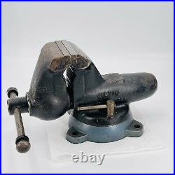 Vintage Wilton 801 Bullet Swivel Base 4-1/2 Jaws Bench Vise