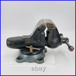 Vintage Wilton 801 Bullet Swivel Base 4-1/2 Jaws Bench Vise