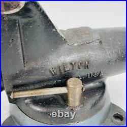 Vintage Wilton 801 Bullet Swivel Base 4-1/2 Jaws Bench Vise
