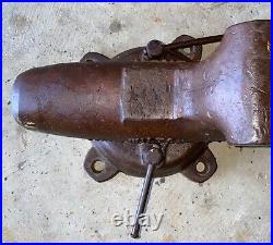 Vintage Wilton 8400 Bullet Vise with Swivel Base/Brass Jaws