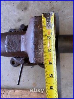Vintage Wilton 8400 Bullet Vise with Swivel Base/Brass Jaws