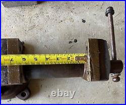 Vintage Wilton 8400 Bullet Vise with Swivel Base/Brass Jaws