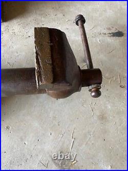 Vintage Wilton 8400 Bullet Vise with Swivel Base/Brass Jaws