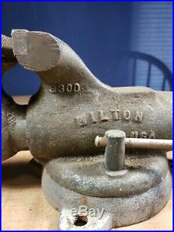 Vintage Wilton 9300 1010 Vise USA Bullet Vise with Swivel Base