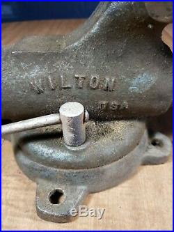 Vintage Wilton 9300 1010 Vise USA Bullet Vise with Swivel Base