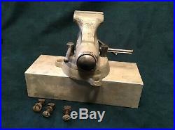 Vintage Wilton Baby Bullet Vise 2 Jaws Swivel Base Chicago USA 1941-57 Nice