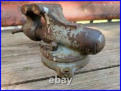Vintage Wilton Baby Vise 2 Inch Small Swivel Base Early Powrarm No Date Stamp