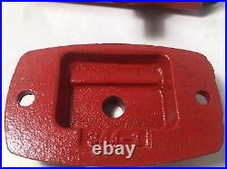 Vintage Wilton Baby Vise, 2 Jaws, Red Jewelers Vise 1125-9 With Swivel Base