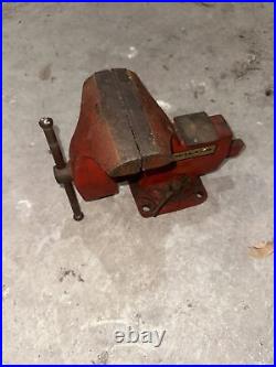 Vintage Wilton Bench Vise 5 Jaws Non Swivel Base Red Anvil Really good Shape! PC