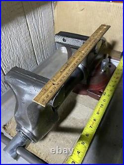 Vintage Wilton Bullet 5 Bench Vise With Swivel Base & Pipe Jaw Made In USA