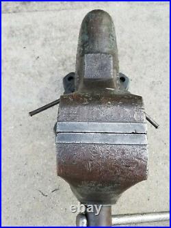 Vintage Wilton Bullet Bench Vise 5 Jaw Locking Swivel Base 1970