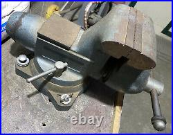 Vintage Wilton Bullet Bench Vise With Swivel Base And Pipe Jaw Made In USA