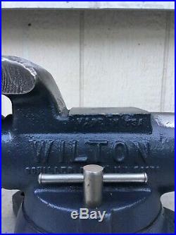 Vintage Wilton Bullet Bench Vise With Swivel Base Made In USA