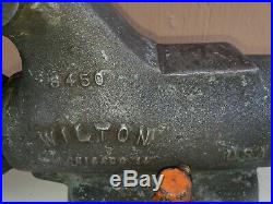 Vintage Wilton Bullet Machinist Vise 4.5'' jaws withSwivel Base 9450