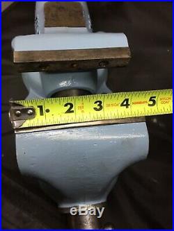 Vintage Wilton Bullet Machinist Vise 4.5'' jaws withSwivel Base, (No Key Date)