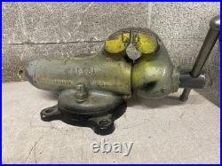 Vintage Wilton Bullet Vise 3-1/2 Jaws Swivel Base 1952 Chicago USA