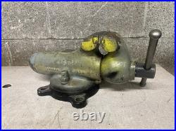 Vintage Wilton Bullet Vise 3-1/2 Jaws Swivel Base 1952 Chicago USA