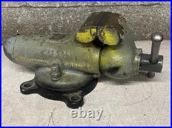 Vintage Wilton Bullet Vise 3-1/2 Jaws Swivel Base 1952 Chicago USA