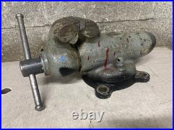 Vintage Wilton Bullet Vise 3-1/2 Jaws Swivel Base 1952 Chicago USA