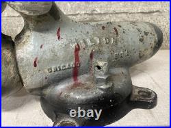 Vintage Wilton Bullet Vise 3-1/2 Jaws Swivel Base 1952 Chicago USA