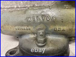 Vintage Wilton Bullet Vise 3-1/2 Jaws Swivel Base 1952 Chicago USA