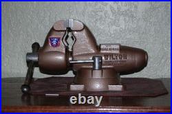 Vintage Wilton Bullet Vise 3 1/2 Jaws, Swivel Base, 1978 Restored 50 lbs