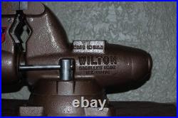 Vintage Wilton Bullet Vise 3 1/2 Jaws, Swivel Base, 1978 Restored 50 lbs