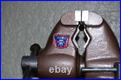 Vintage Wilton Bullet Vise 3 1/2 Jaws, Swivel Base, 1978 Restored 50 lbs