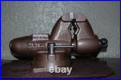 Vintage Wilton Bullet Vise 3 1/2 Jaws, Swivel Base, 1978 Restored 50 lbs