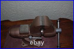 Vintage Wilton Bullet Vise 3 1/2 Jaws, Swivel Base, 1978 Restored 50 lbs