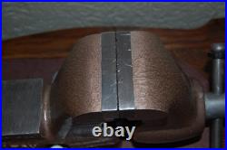 Vintage Wilton Bullet Vise 3 1/2 Jaws, Swivel Base, 1978 Restored 50 lbs