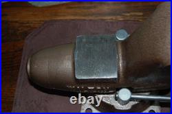 Vintage Wilton Bullet Vise 3 1/2 Jaws, Swivel Base, 1978 Restored 50 lbs