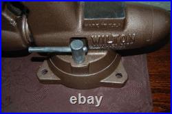 Vintage Wilton Bullet Vise 3 1/2 Jaws, Swivel Base, 1978 Restored 50 lbs