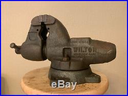 Vintage Wilton Bullet Vise 3-1/2 Swivel Base Flat Jaws & Pipe Jaws