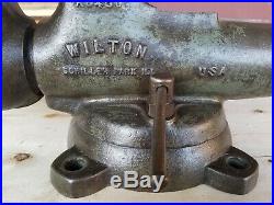 Vintage Wilton Bullet Vise 4-1/2 Jaw 1963 Swivel Base