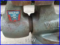 Vintage Wilton Bullet Vise 4 Jaw Locking Swivel Base 4 82