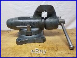 Vintage Wilton Bullet Vise 4 Jaw Swivel Base Great Condition