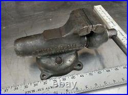 Vintage Wilton Bullet Vise No. 3 Swivel Base 3 jaws original
