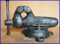 Vintage Wilton H-D 4 Bench Bullet Swivel Base Vise # 8400 9400 Works