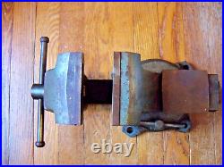 Vintage Wilton Made in USA 111106 Machinist Bench 4 Vise withSwivel Base & Anvil