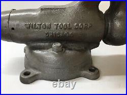 Vintage Wilton No. 3 Bullet Vise With Swivel Base, Chicago, Early 1940s